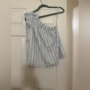 Mason's Daughter Asymmetrical Ruffled Top